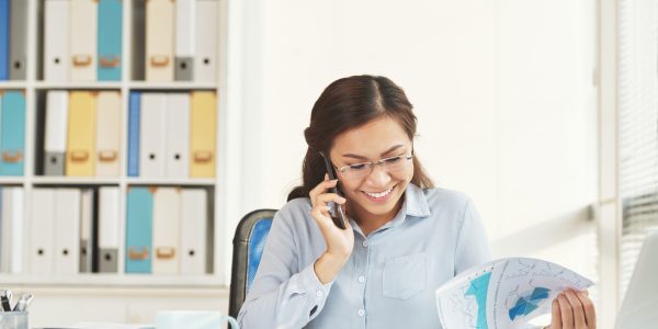 Calling to customer